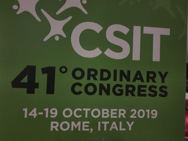 CSIT 제41차 총회 안내표지,이탈이아 로마 2019.10.14~19(6일간)
